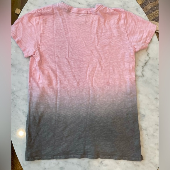 ATM Anthony Thomas Melillo Ombre Short Sleeve Tee, pink/gray, S/P, never worn - Picture 8 of 11
